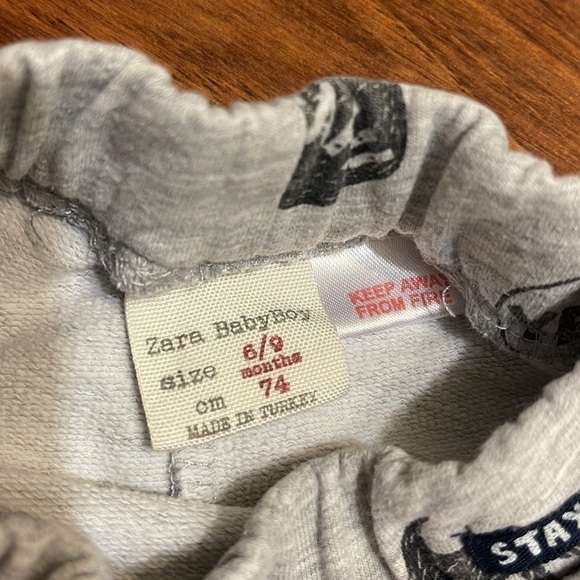 Zara baby size 6/9 months lounge pants - Picture 3 of 5